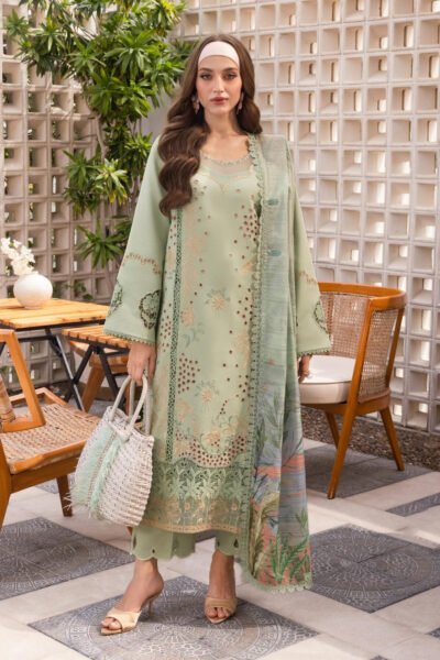 Areha 3Pcs Unstitched Suit