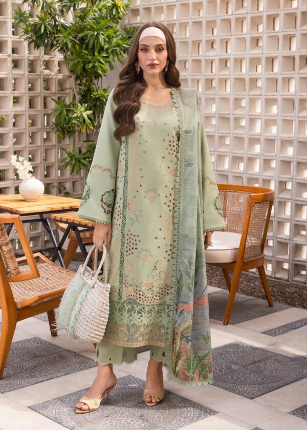 Areha 3Pcs Unstitched Suit