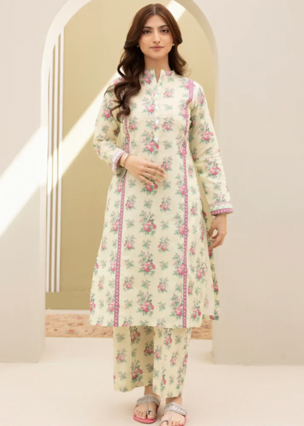 2 Piece-Top & Bottom-Cream -Zellbury