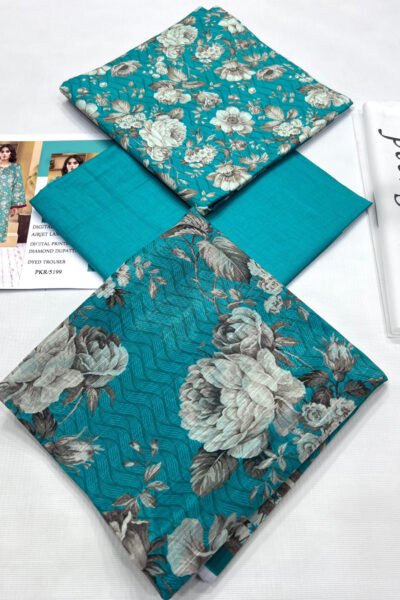Bin Saeed AIRJET LAWN DIGITAL PRINT  VOLUME 3Pc