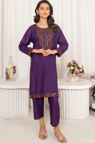 Purple Sequence 2 Piece Top & Bottom