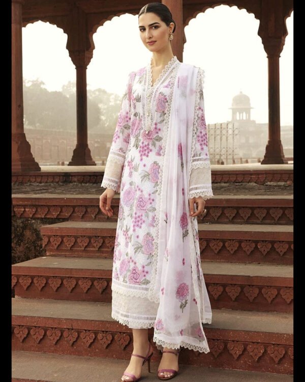 Embroidered Luxury Cotton Unstitched 3pc