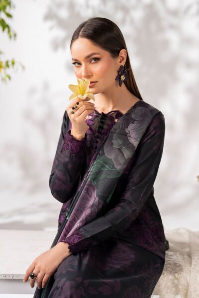 Printed Embroidered Patch-Work Unstitced 3pc
